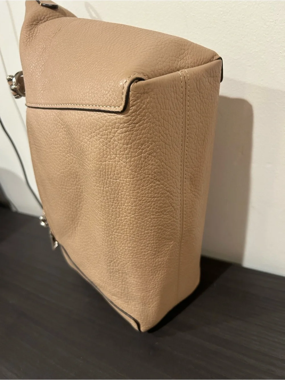 Coach Kacey Satchel Crossbody in Taupe color (Style#C6229)EUC